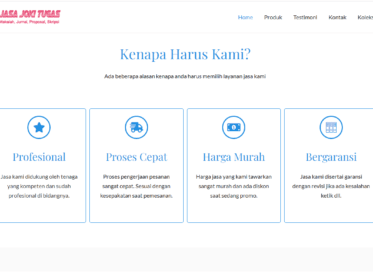 Jasa Pembuatan Skripsi dan tesis