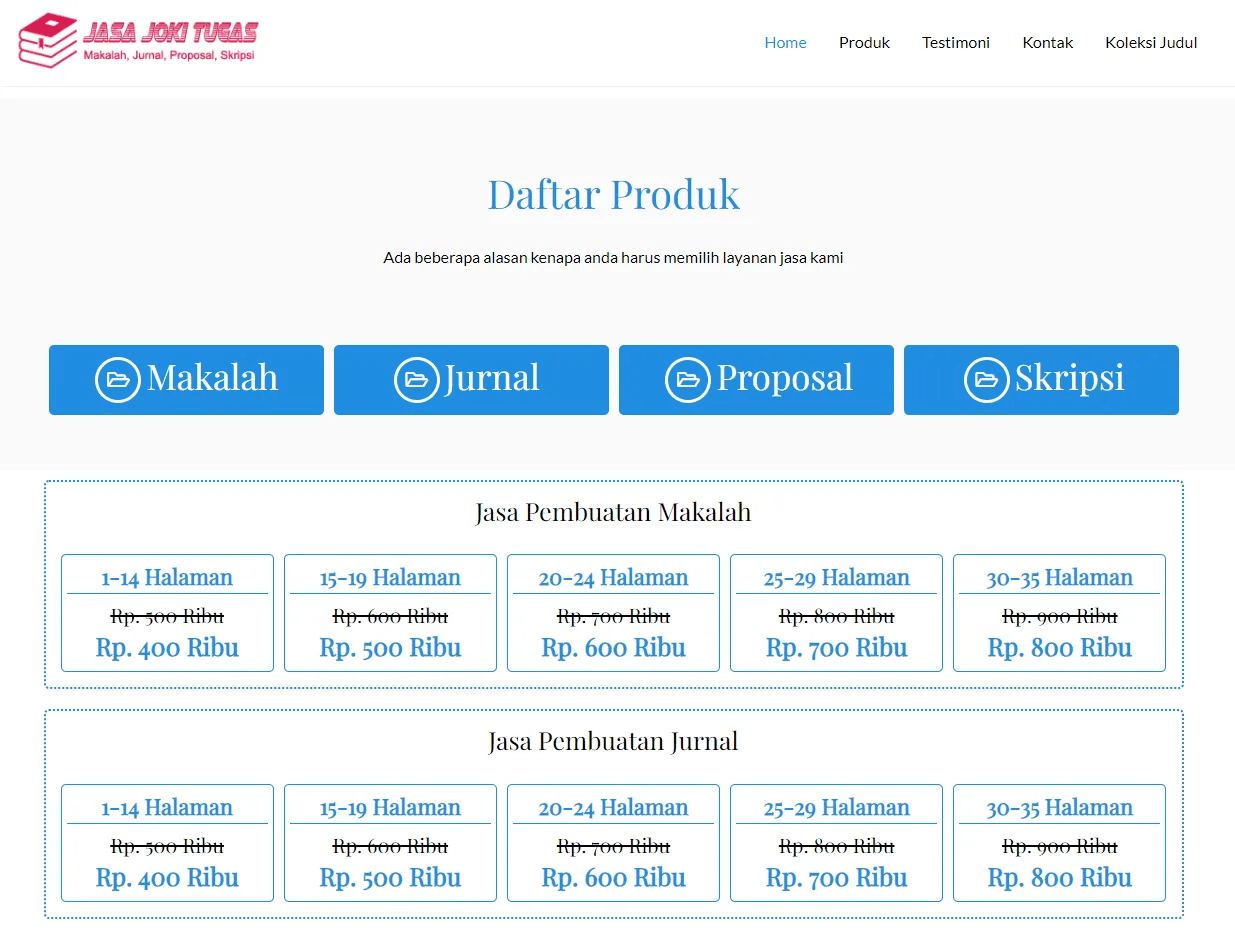 harga jasa pembuatan makalah harga jasa pembuatan makalah
